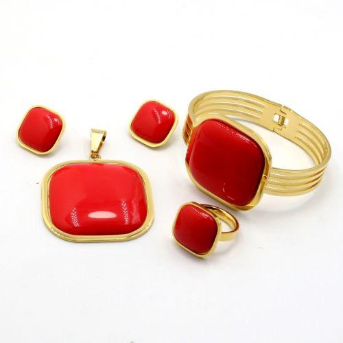 Red square set
