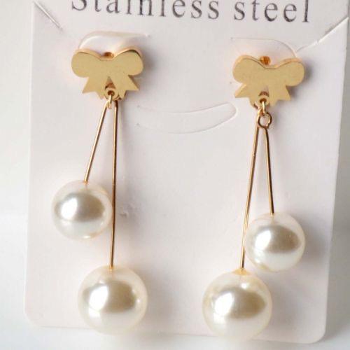 Earrings Perlita blanca