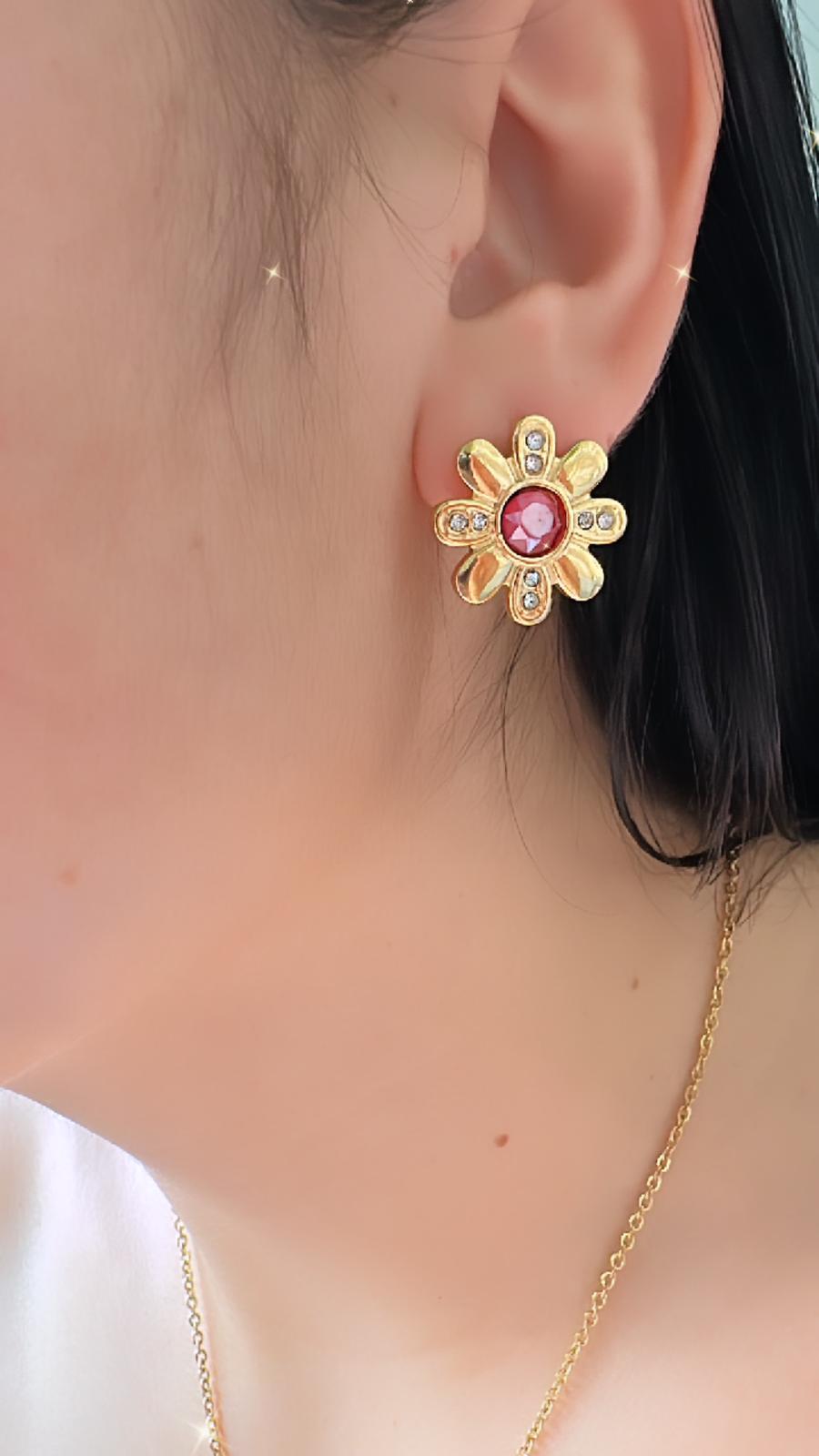 Red Flower Set
